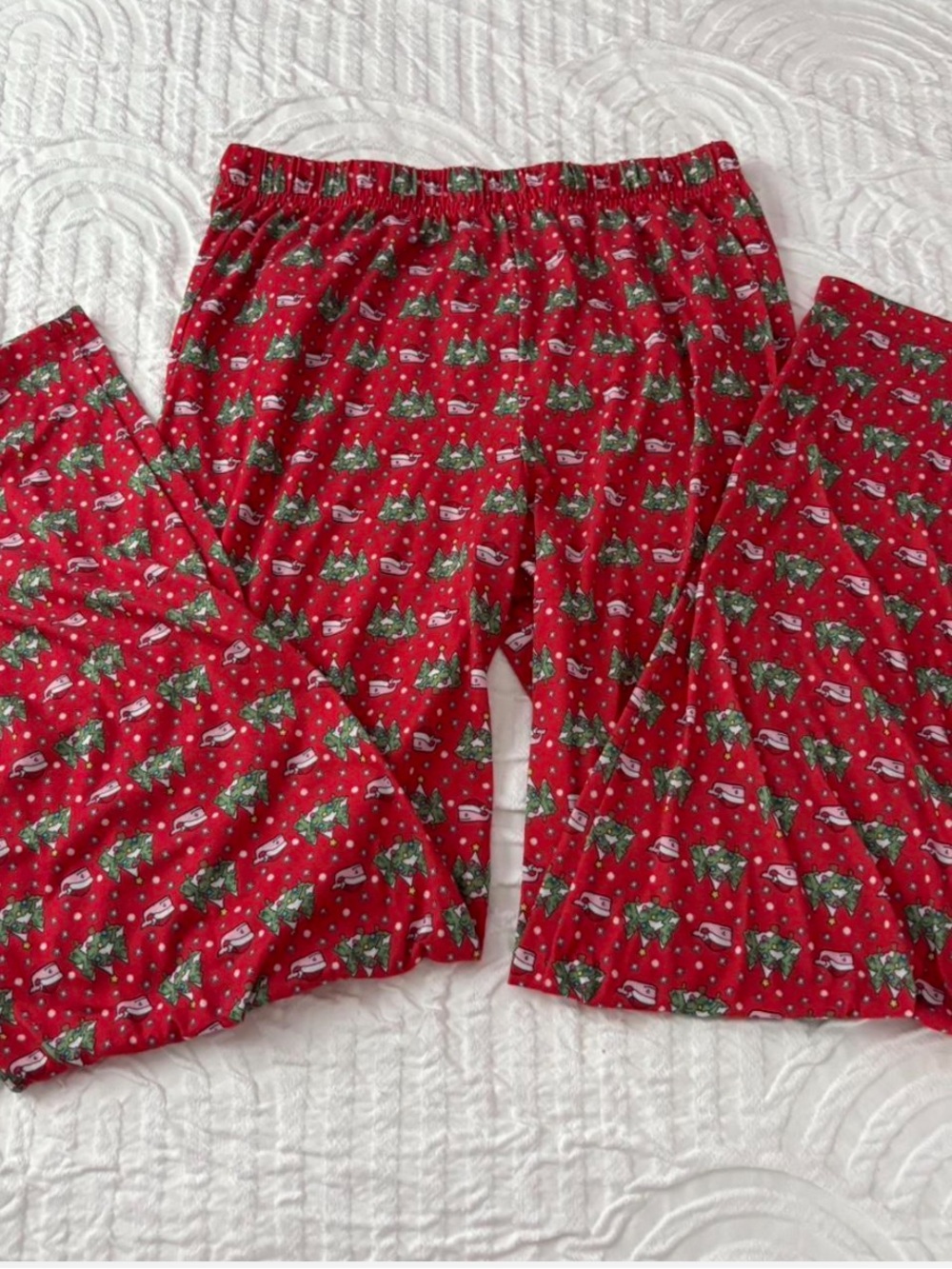 Vineyard Vines Red Holiday Whale Pajama Pants